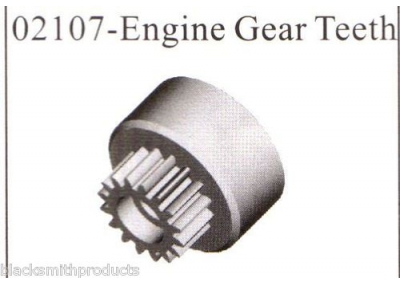 02107 1 Speed Clutch Bell gear 1/10