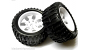 08010 Himoto 1/10 Monster Truck Tires/Wheels