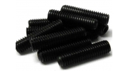 M4 x 10mm Black Grub Screws 2mm Hex Head